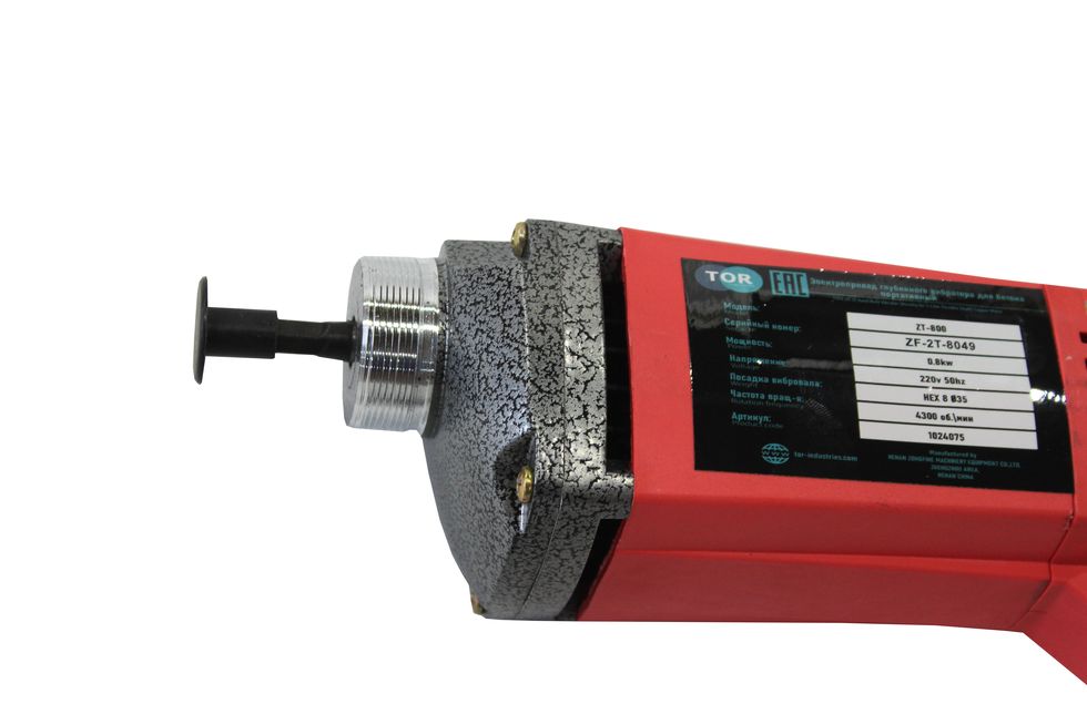 Электропривод портативный глубинного вибратора для бетона 1,3 кВт TOR ZТ-1300-С