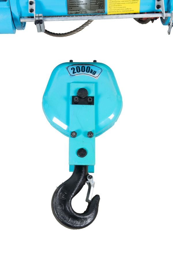 Таль передвижная  2т  6м 380В электрическая канатная TOR CD PRO