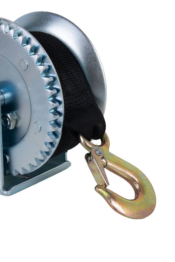 Лебедка ручная барабанная с лентой  0,54т 10 м оцинкованная TOR FD