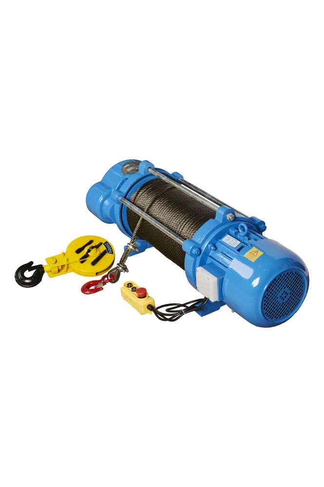 Лебедка электрическая 1000/2000кг 100/50м с канатом 380В TOR KCD