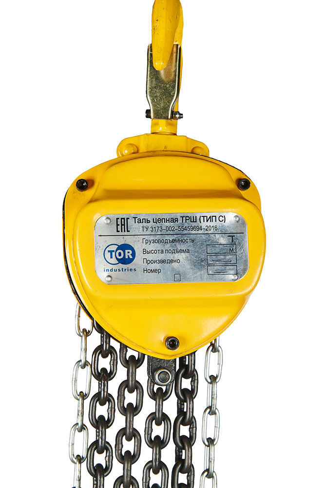 Таль ручная шестеренная TOR ТРШ C 2,0ТХ9М