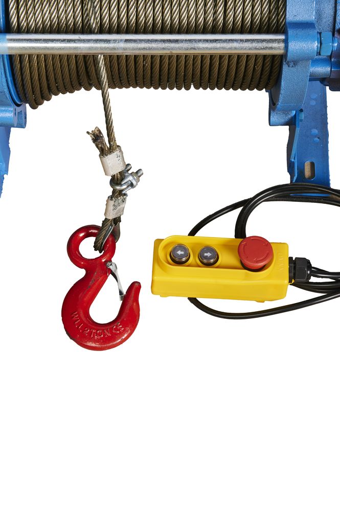 Лебедка электрическая  750 кг  70 м с канатом 380 В TOR KCD