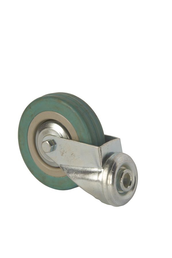 Колесо аппаратное поворотное SChg 42 100 мм под болт (F)