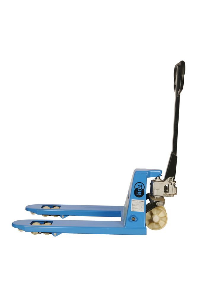 Тележка гидравлическая 2500 кг 800 мм нейлоновые колеса TOR RHP