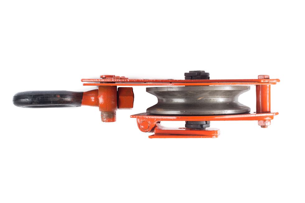 Блок монтажный однорольный с  ушком TOR 3,2 т с откидной щекой