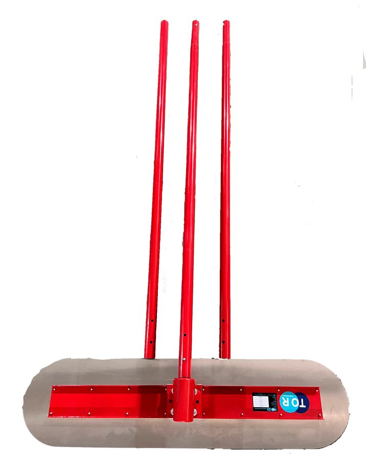 Гладилка для бетона нержавеющая сталь, лезвия 1200 х 300 мм, ручка 1800 мм TOR DMZ-B30