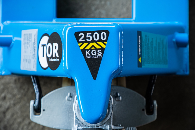 Тележка гидравлическая 2500 кг 1150 мм нейлоновые колеса TOR RHP