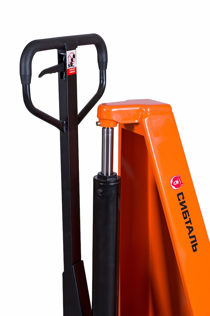 Гидравлическая тележка с ножничным подъемом (рокла) ACR-S, 1,5 т, Вилы: 1150 X 540, СибТаль, полиуретановые колеса