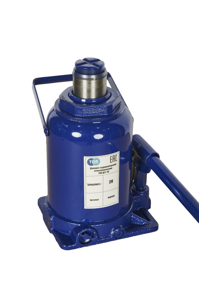 Домкрат гидравлический телескопический TOR ДГТ-20 г/п 20 т (2 уровня) (X)