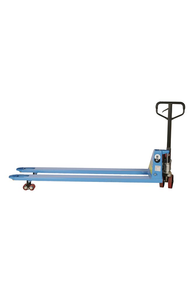 Тележка гидравлическая 2500 кг 2000 мм полиуретановые колеса TOR RHP(BF) PRO