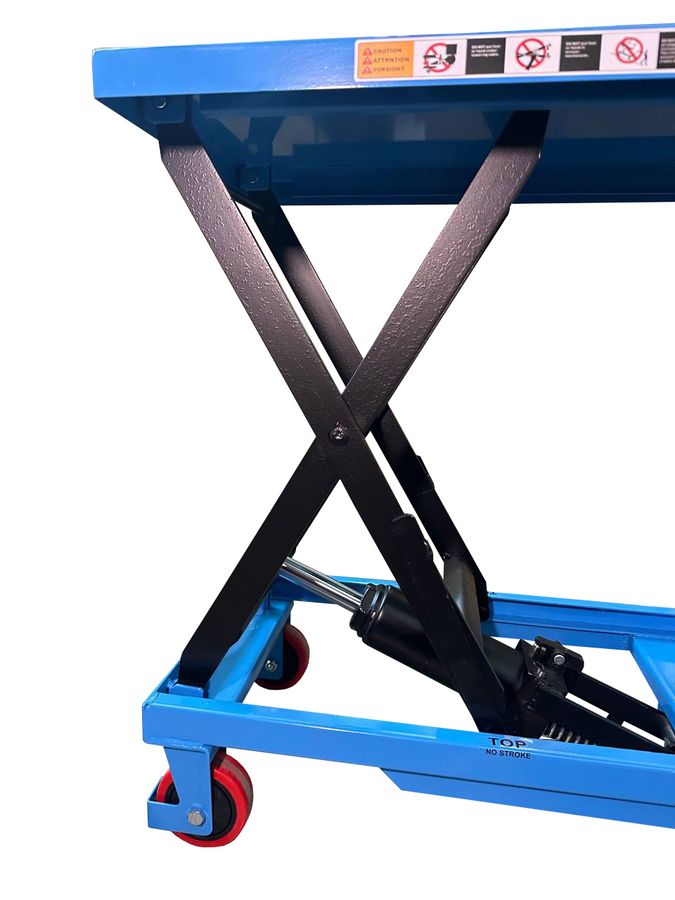 Стол подъемный передвижной 150 кг 210-720 мм (700х450 мм) TOR PT150