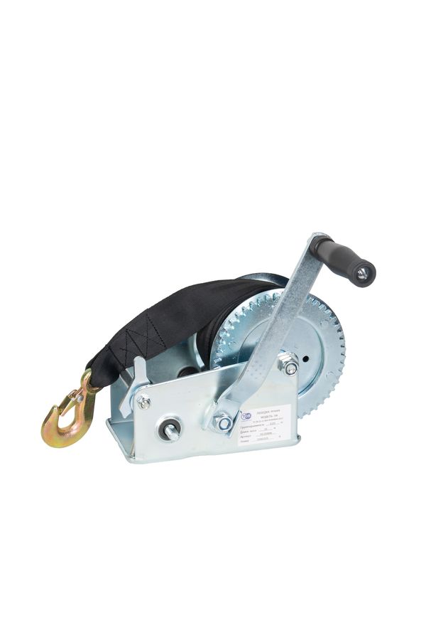 Лебедка ручная барабанная с лентой  1т 10 м оцинкованная TOR FD