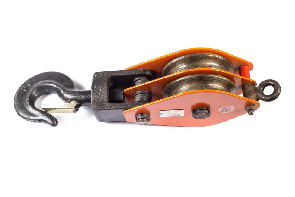 Блок монтажный трехрольный с крюком TOR 5 т