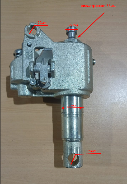 Гидроузел в сборе для тележек гидравлических RHP(BF) шток 35 мм (сталь) (Oil pump Assembly, B200)