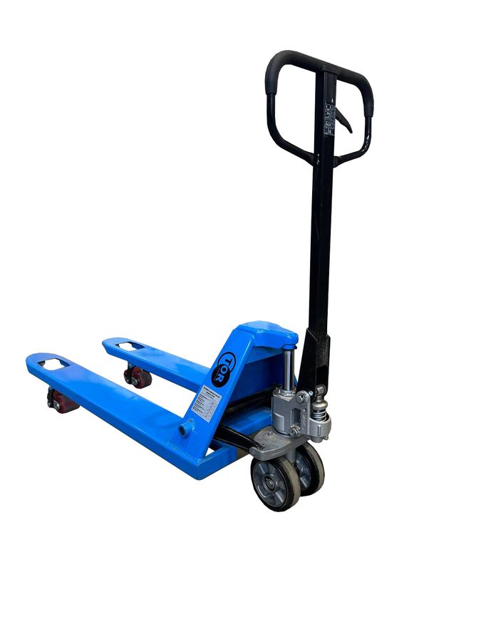 Тележка гидравлическая 2500 кг 1150 мм резиновые колеса TOR RHP