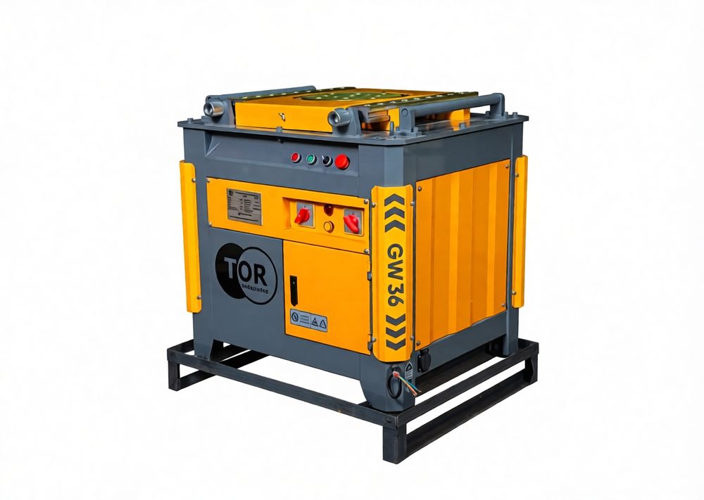 Станок для гибки арматуры 36/32мм 3кВт с доводчиком, рег. боковые упоры TOR GW36A PRO