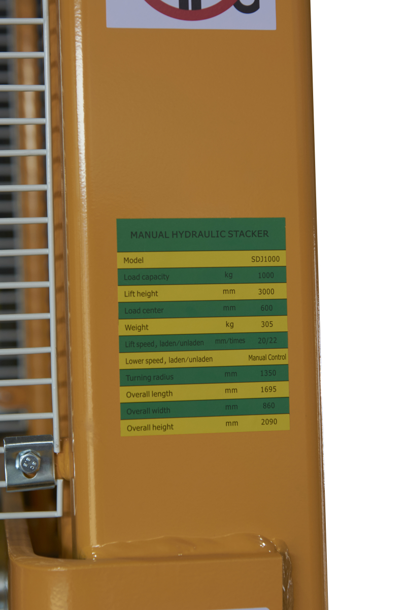 Штабелер гидравлический 0,5 т 1,6 м XILIN SDJ500