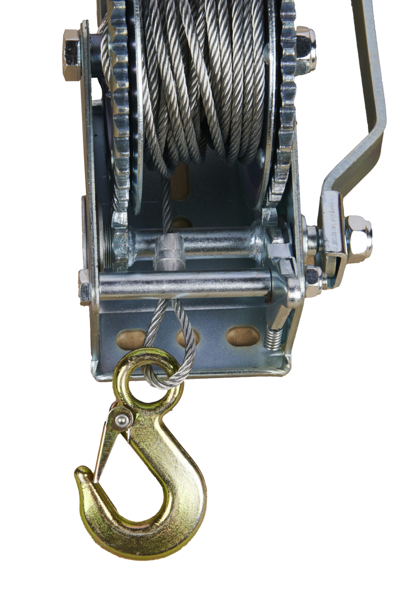 Лебедка ручная барабанная  с тросом  500кг  10м оцинкованная TOR LHW BASE