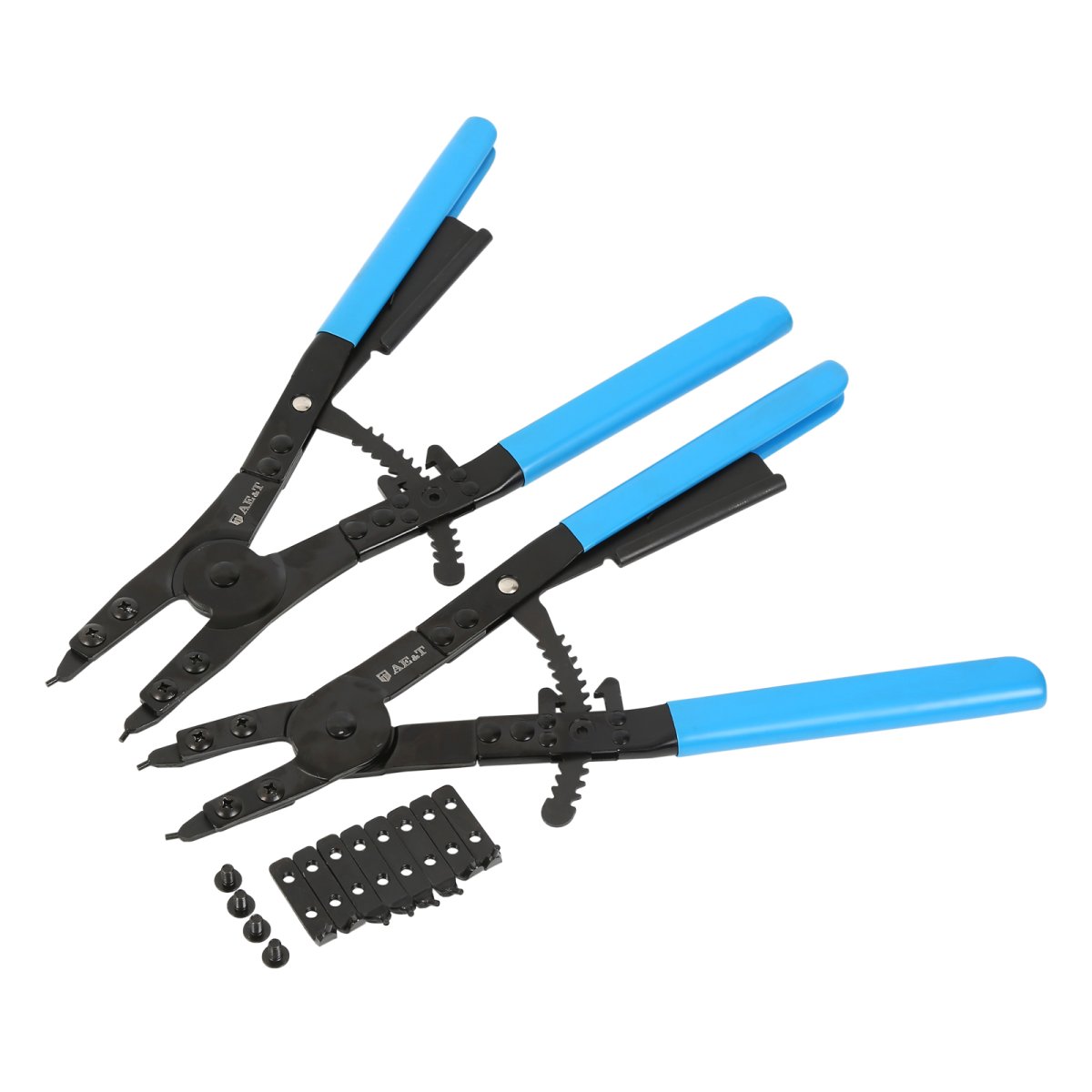 Съемник стопорных колец 2шт со сменными носами 16 TA-H1037 AE&T