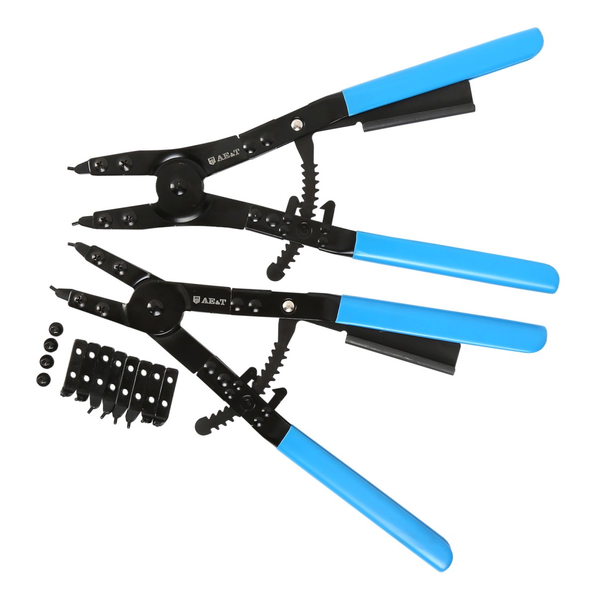 Съемник стопорных колец 2шт со сменными носами 16 TA-H1037 AE&T