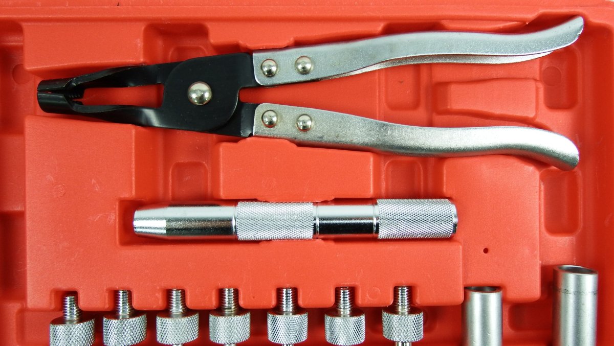 Клещи для удаления и установки уплотнений клапанов с держателями TA-A1117 набор AE&T