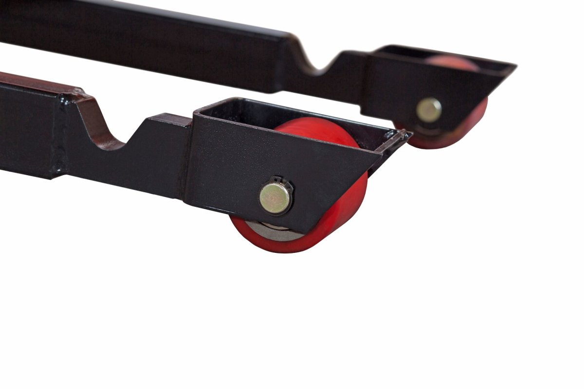 Гидравлическая тележка с ножничным подъемом (рокла) ACR-S, 1,5 т, Вилы: 1150 X 540, СибТаль, полиуретановые колеса