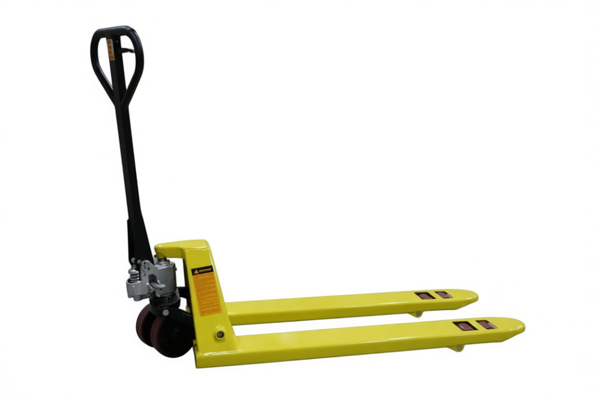 Тележка гидравлическая 2500 кг 1150 мм полиуретановые колеса TOR AC (серия J)