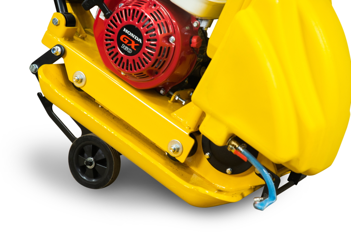 Виброплита 85 кг, 13кН (Honda) бак, коврик, колесный комплект TOR T-80