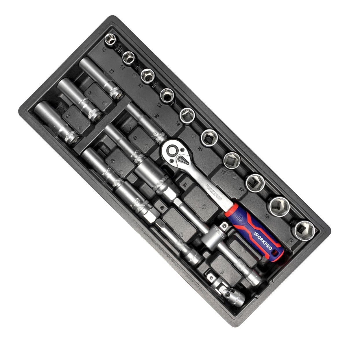 Тележка инструментальная 7 ящиков с 9 ложементами WP285002B WORKPRO