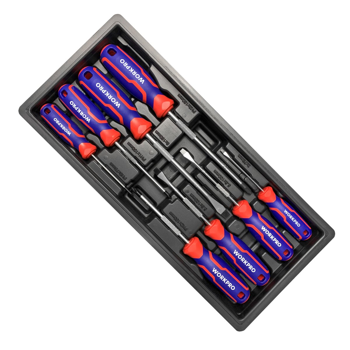 Тележка инструментальная 7 ящиков с 9 ложементами WP285002B WORKPRO