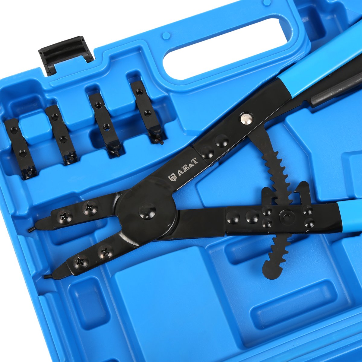 Съемник стопорных колец 2шт со сменными носами 16 TA-H1037 AE&T