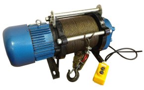 Лебедка электрическая KCD500 (0,5/1,0 тн) 380V, канат 100 м