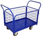 Платформенная тележка с сетчатыми бортами ТС 3