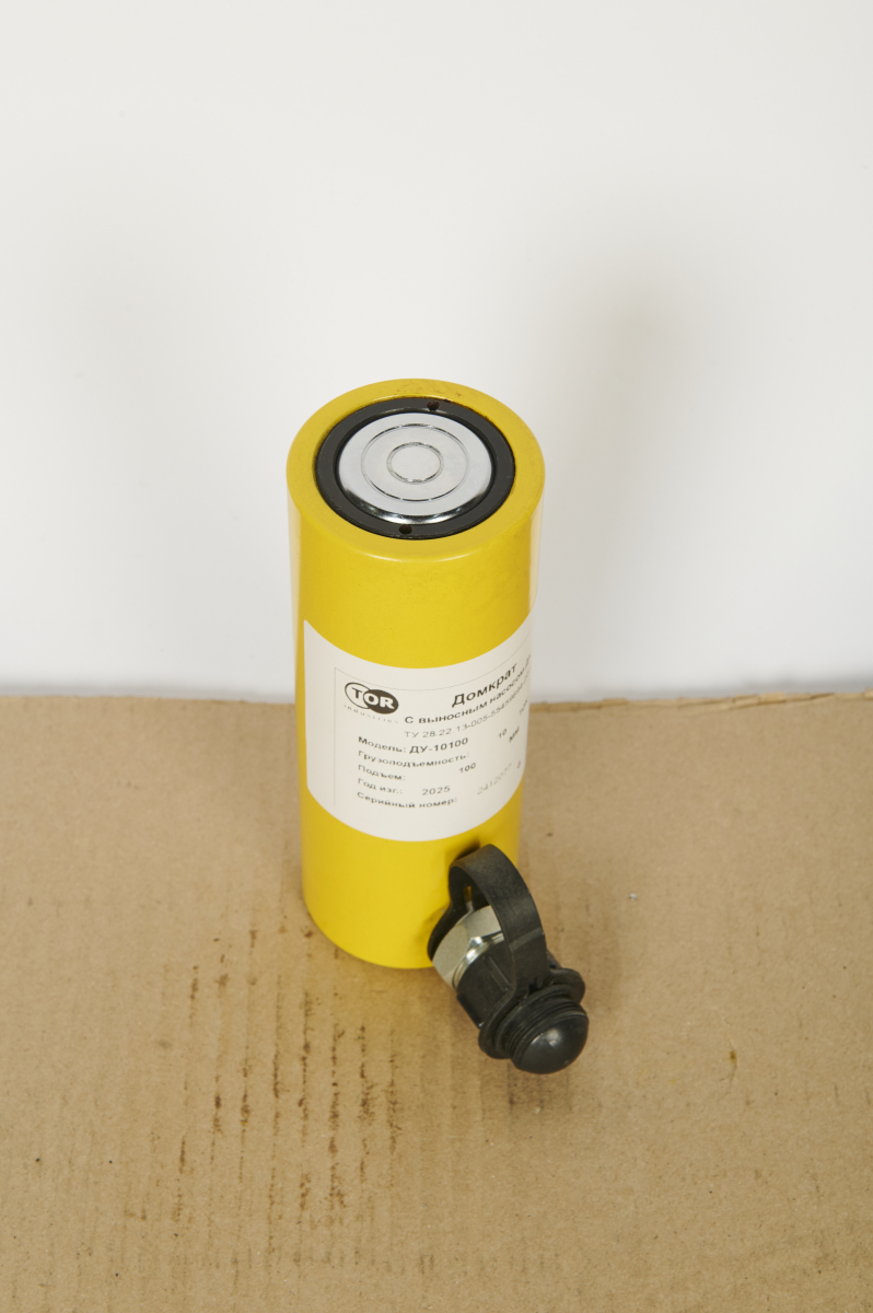 Домкрат гидравлический грузовой TOR ДУ10П100 10 т односторонний
