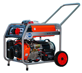 Генератор бензиновый 9,0 кВт 220В/380В с электростартером TOR KM13000HE