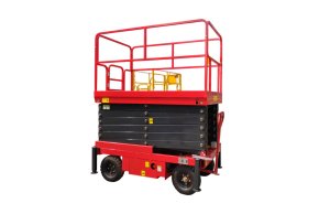 Подъемник ножничный самоходный аккумуляторный 500 кг, 9/11 м, 24/59 В/Ач TOR SJY-0,5-9DC (G)