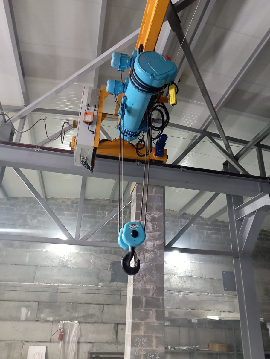 Таль передвижная 10,0 т  9 м 380 В электрическая канатная TOR CD PRO (усиленный двигатель)