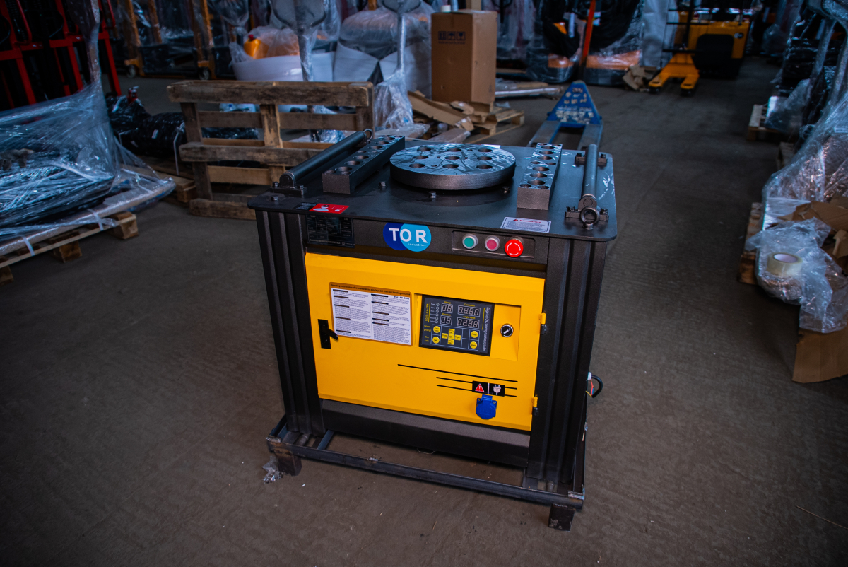 Станок для гибки арматуры 40/32мм 3кВт с ЧПУ TOR GW40С