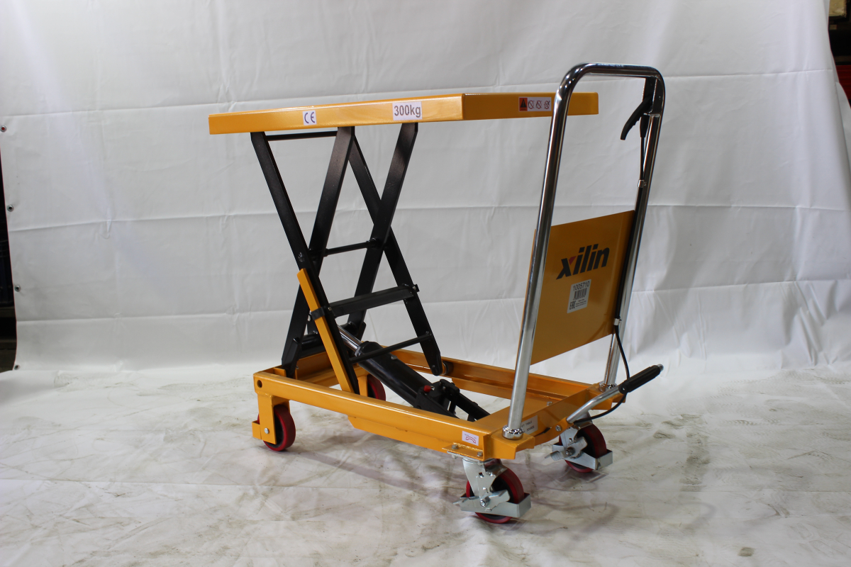 Стол подъемный передвижной 300 кг 340-900 мм (855х500 мм) XILIN SP300A