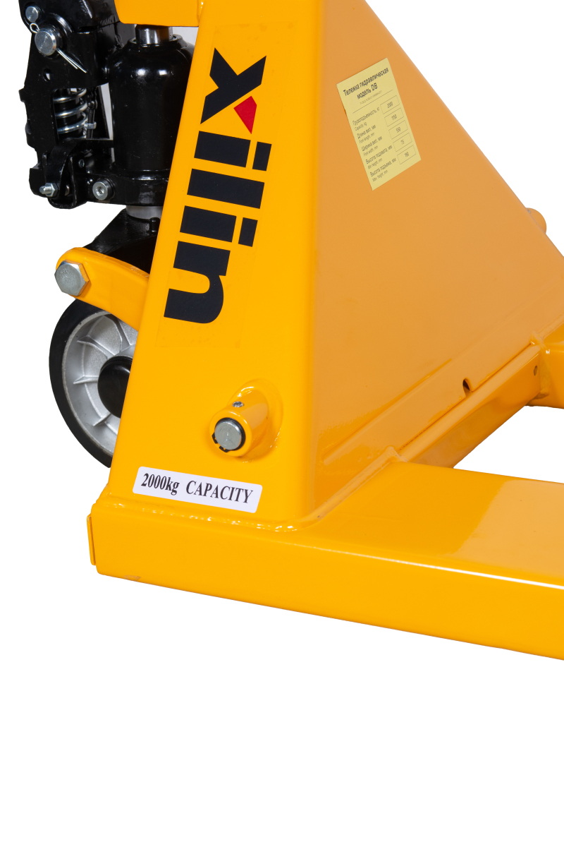 Тележка гидравлическая 2000 кг 1150 мм резиновые колеса XILIN DB