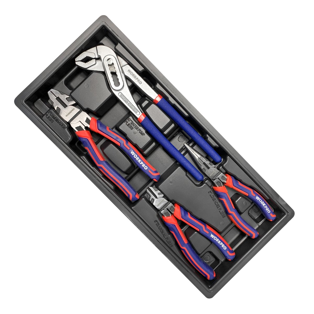 Тележка инструментальная 7 ящиков с 9 ложементами WP285002B WORKPRO