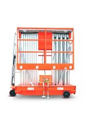 Подъемник мачтовый телескопический модели GTWY 300 кг 10 м (от сети)