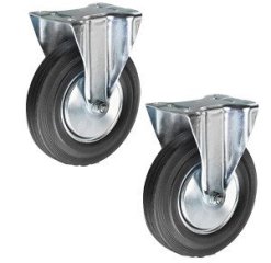 Колесо неповоротное резина FC92 75мм