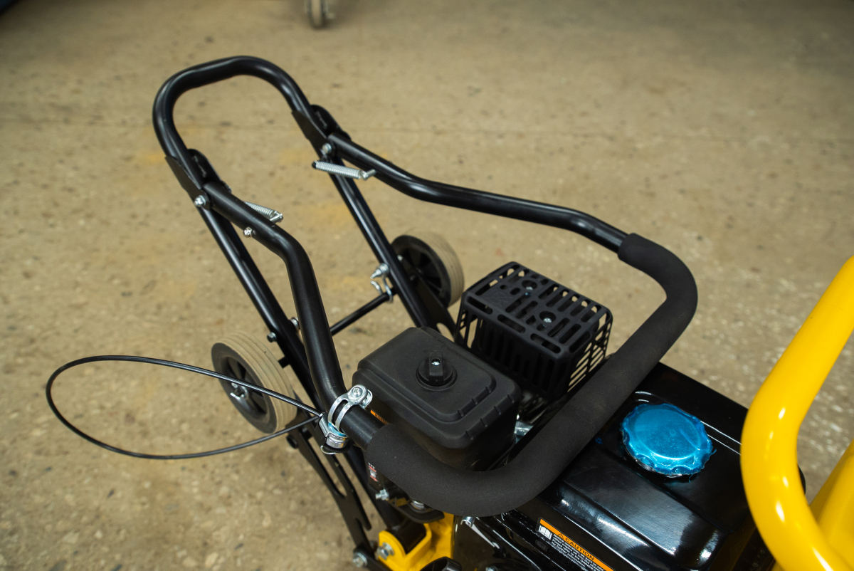 Виброплита 85 кг, 13кН (LCT) бак, коврик, колесный комплект TOR T-80