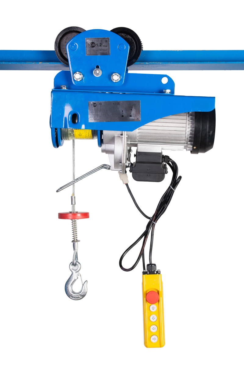 С ТЕЛЕЖКОЙ таль электрическая TOR PA 125/250 кг 12/6 м