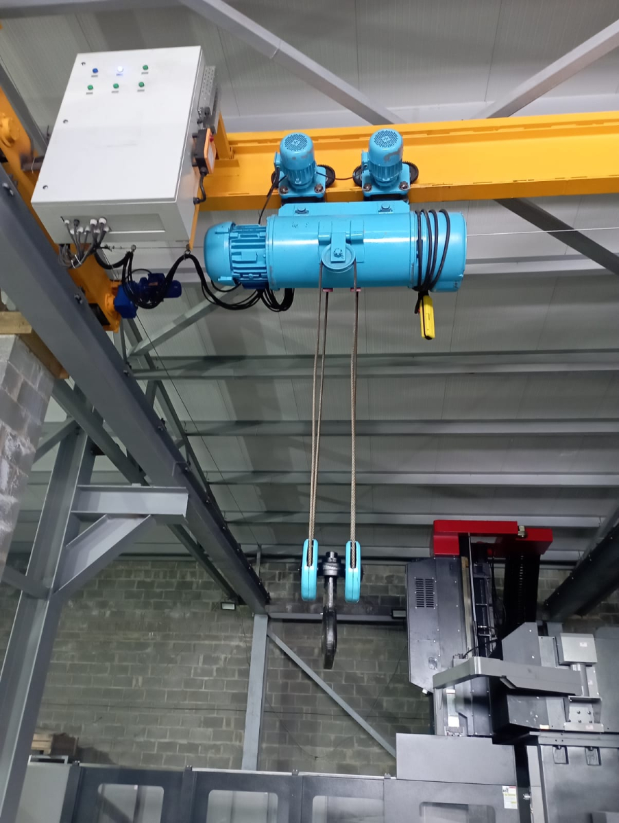 Таль передвижная 10,0 т  9 м 380 В электрическая канатная TOR CD PRO (усиленный двигатель)