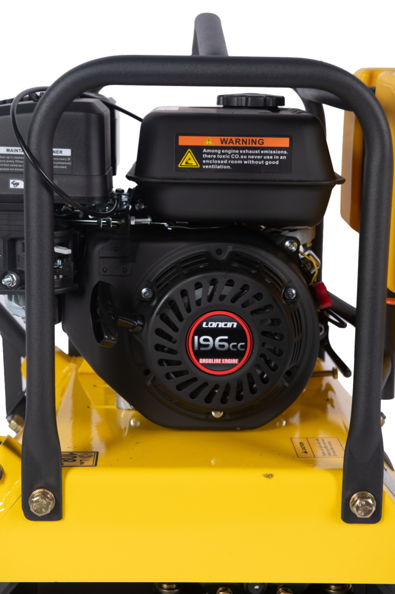 Виброплита 90 кг, 16кН (Loncin) бак, коврик, колесный комплект TOR C-90