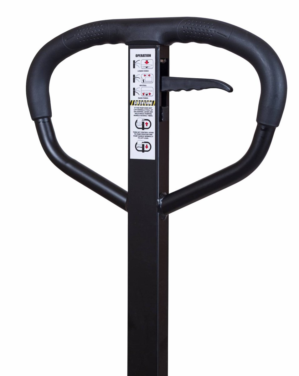 Гидравлическая тележка (рокла) ACR-P, 2,5 т, Вилы: 1150 X 550, СибТаль, полиуретановые колеса