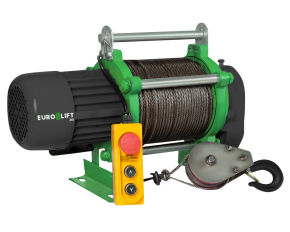 Лебедка электрическая KCD 300/600 кг, 70/35 м 220В