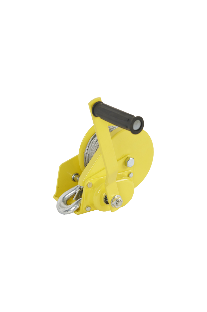 Лебедка ручная барабанная  с тросом  540кг  20м стальной корпус TOR BHW